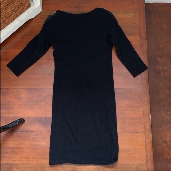 Maje 100% Wool Dress in Black - Picture 6 of 11
